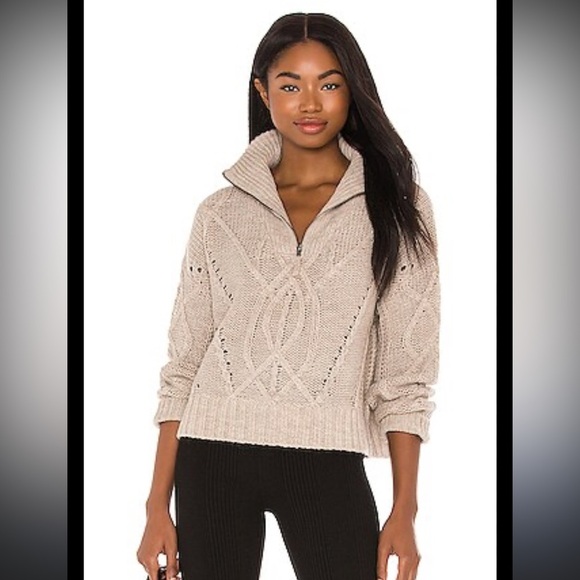 Lyndsay Sweater in Sand
360CASHMERE, size medium - Picture 1 of 6